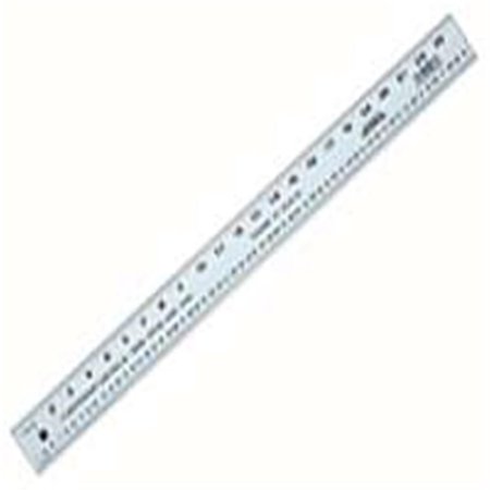 EAT-IN J48 Aluminum Straight Edge Rule&#44; 48 In. EA108127